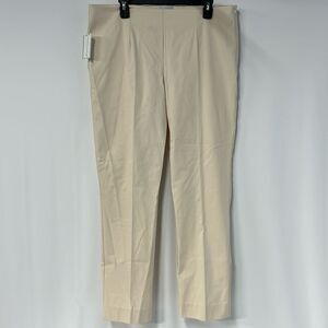 CHARLOTTE KELLOGG WOMENS LONG CANVAS COTTON STRETCH PANTS FTL-09-131